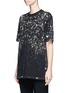 Front View - Click To Enlarge - GIVENCHY - Constellation print cotton T-shirt