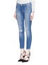 Front View - Click To Enlarge - J BRAND - '835' distressed cropped jeans