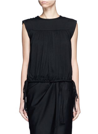 Main View - Click To Enlarge - ISABEL MARANT ÉTOILE - 'Neo' rouleau loop button shoulder top