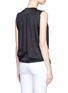 Back View - Click To Enlarge - ISABEL MARANT ÉTOILE - 'Hervey' pleated drawstring sleeveless top