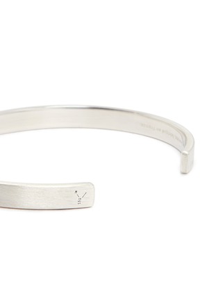 Detail View - Click To Enlarge - LE GRAMME - 'Le 15 Grammes' brushed sterling silver cuff