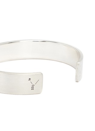 Detail View - Click To Enlarge - LE GRAMME - 'Le 33 Grammes' brushed sterling silver cuff