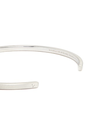 Detail View - Click To Enlarge - LE GRAMME - 'Le 7 Grammes' brushed sterling silver cuff