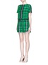 Figure View - Click To Enlarge - STELLA MCCARTNEY - 'Aurore' gingham check boat neck rompers