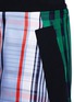 Detail View - Click To Enlarge - STELLA MCCARTNEY - 'Kristelle' mix check print patchwork jogging shorts