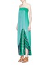 Front View - Click To Enlarge - STELLA MCCARTNEY - 'Jeanne' plissé pleat crepe georgette dress