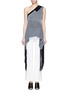 Main View - Click To Enlarge - STELLA MCCARTNEY - One-shoulder knit fringe top