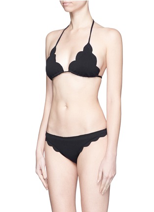 Figure View - Click To Enlarge - MARYSIA - 'Broadway' scalloped edge bikini bottoms