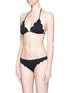 Figure View - Click To Enlarge - MARYSIA - 'Broadway' scalloped edge triangle bikini top
