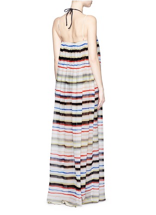 Back View - Click To Enlarge - MARYSIA - 'Carmel' stripe silk-cotton crinkle georgette maxi dress