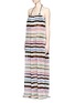 Figure View - Click To Enlarge - MARYSIA - 'Carmel' stripe silk-cotton crinkle georgette maxi dress