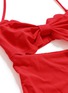 Detail View - Click To Enlarge - MARYSIA - 'Antibes' cutout bow bandeau one-piece swimsuit