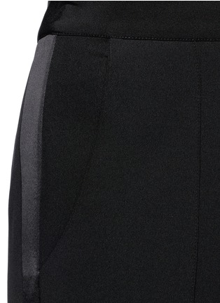Detail View - Click To Enlarge - MATICEVSKI - 'Mason' extended stripe cropped tuxedo pants
