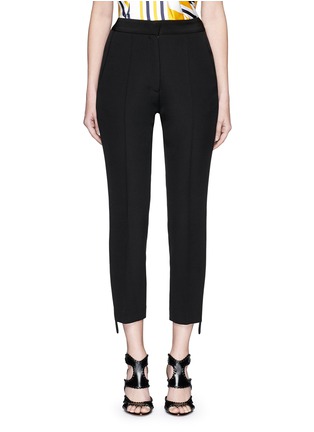 Main View - Click To Enlarge - MATICEVSKI - 'Mason' extended stripe cropped tuxedo pants