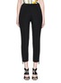 Main View - Click To Enlarge - MATICEVSKI - 'Mason' extended stripe cropped tuxedo pants