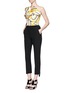 Figure View - Click To Enlarge - MATICEVSKI - 'Mason' extended stripe cropped tuxedo pants