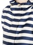 Detail View - Click To Enlarge - MONCLER - 'Corail' stripe duchesse satin jacket