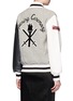 Back View - Click To Enlarge - OPENING CEREMONY - OC' leather sleeve classic varsity jacket