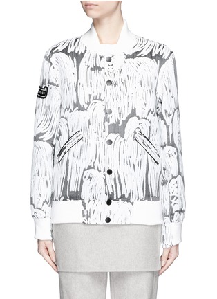 Main View - Click To Enlarge - OPENING CEREMONY - 'Komondor' quilted jacquard varsity jacket