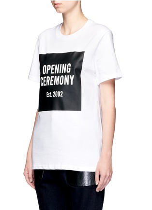 Front View - Click To Enlarge - OPENING CEREMONY - OC' mirrored logo T-shirt