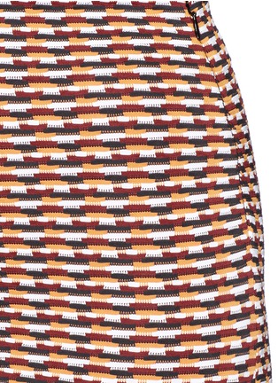Detail View - Click To Enlarge - OPENING CEREMONY - Check stretch knit pencil skirt