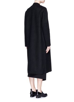 Back View - Click To Enlarge - ALEXANDER WANG - Felted wool blend coat