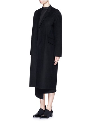 Front View - Click To Enlarge - ALEXANDER WANG - Felted wool blend coat