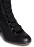 Detail View - Click To Enlarge - CHLOÉ - Lace-up knee high leather boots