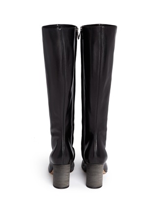 Back View - Click To Enlarge - CHLOÉ - Leather knee high boots