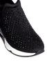 Detail View - Click To Enlarge - ASH - 'Lunare' crystal embellished neoprene sneakers