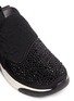Detail View - Click To Enlarge - ASH - 'Saturn' crystal patchwork neoprene slip-on sneakers