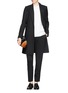 Figure View - Click To Enlarge - THEORY - 'Irima' double breasted twill blazer