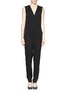 Main View - Click To Enlarge - THEORY - 'Sibby' sleeveless silk georgette jumpsuit