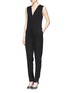 Figure View - Click To Enlarge - THEORY - 'Sibby' sleeveless silk georgette jumpsuit