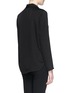 Back View - Click To Enlarge - THEORY - 'Ilori' drape front silk blouse