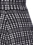 Detail View - Click To Enlarge - THEORY - 'Rortie C' grid intarsia skirt
