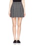 Main View - Click To Enlarge - THEORY - 'Rortie C' grid intarsia skirt