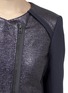 Detail View - Click To Enlarge - SANDRO - Vernis two-tone jacket