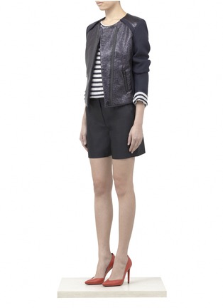Figure View - Click To Enlarge - SANDRO - Vernis two-tone jacket