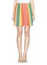 Main View - Click To Enlarge - VALENTINO GARAVANI - Rainbow floral lace pleat skirt