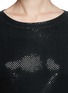 Detail View - Click To Enlarge - ST. JOHN - Micro check sequin top