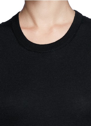 Detail View - Click To Enlarge - ST. JOHN - Wool knit sleeveless top
