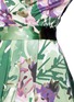 Detail View - Click To Enlarge - ST. JOHN - Floral print ruched charmeuse dress