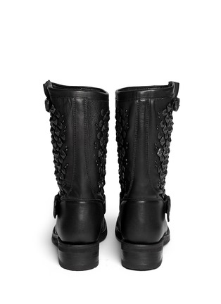 Back View - Click To Enlarge - ASH - 'Tokyo' stud leather biker boots