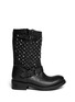 Main View - Click To Enlarge - ASH - 'Tokyo' stud leather biker boots