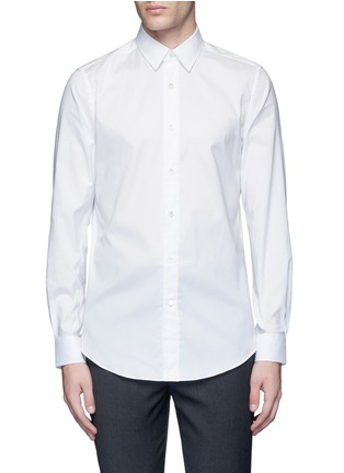 Main View - Click To Enlarge - PORTS 1961 - Spread collar cotton poplin shirt