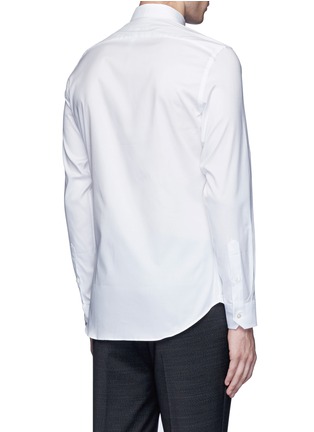 Back View - Click To Enlarge - PORTS 1961 - Pleated bib front cotton shirt