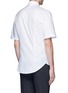 Back View - Click To Enlarge - PORTS 1961 - Bib front short sleeve cotton shirt