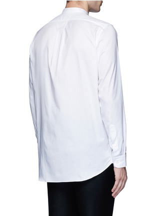 Back View - Click To Enlarge - PORTS 1961 - Banded collar cotton poplin shirt