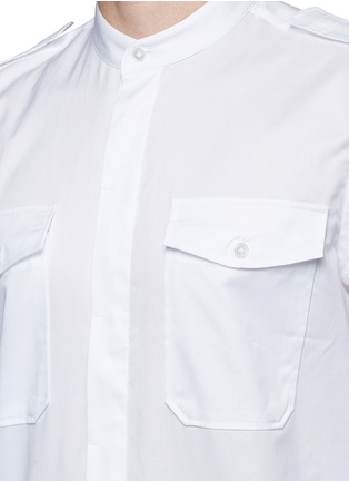 Detail View - Click To Enlarge - PORTS 1961 - Military pocket cotton shirt